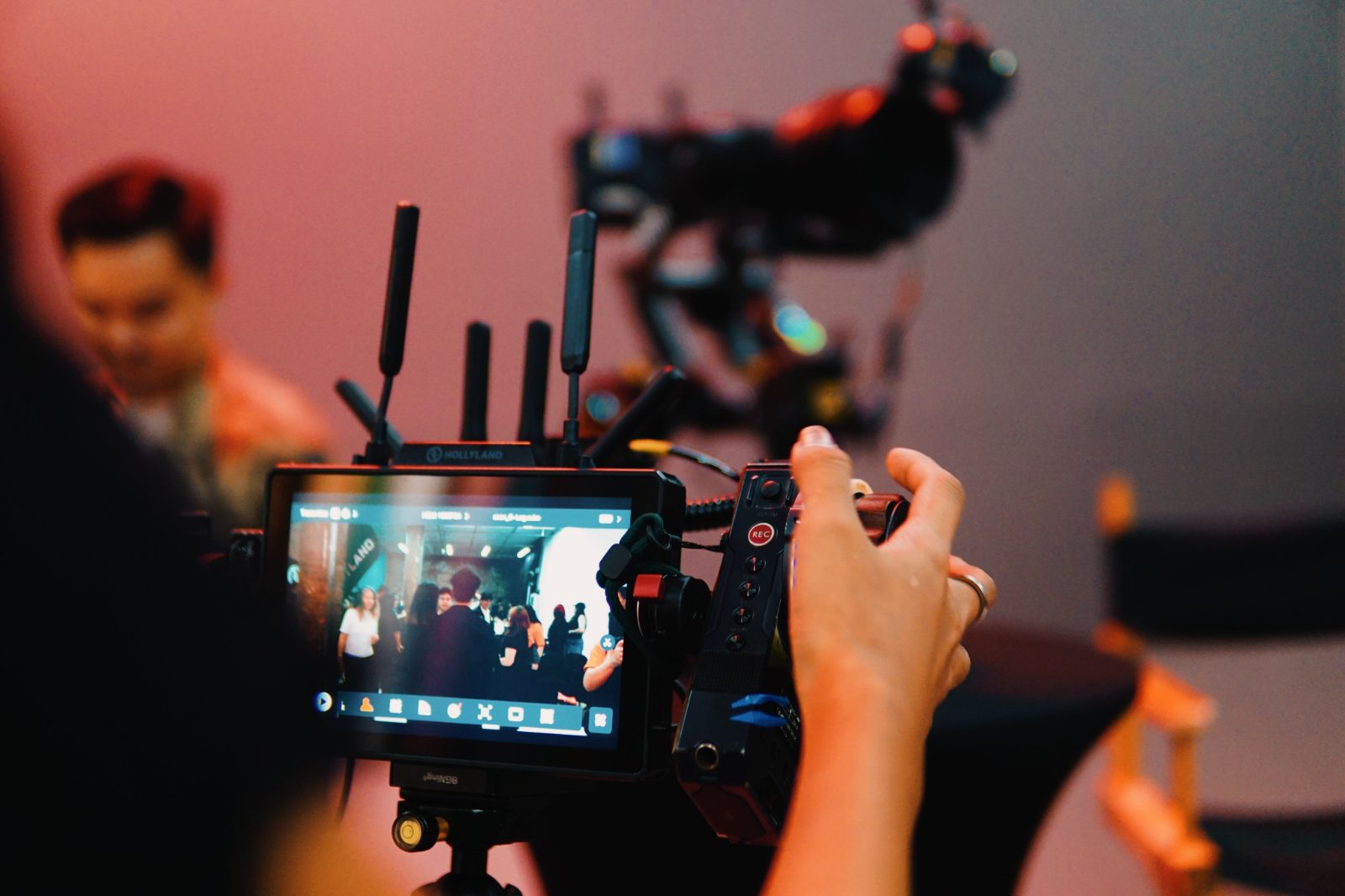 Set de filmagem profissional