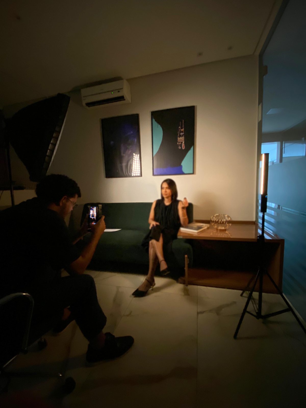 Bastidores de gravação de Reels
